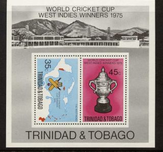 Trinidad & Tobago 261a Sports,  Cricket,  Map photo
