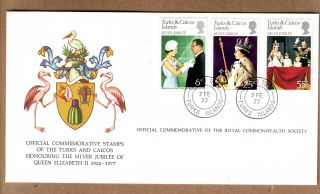Fdc 1977 Turks & Caicos Islands - Silver Jubilee Of Queen Elizabeth Ii photo