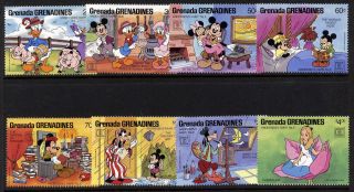 Grenada Grenadines 919 - 26 Disney,  Andersen ' S Fairytales,  Mickey Mouse photo