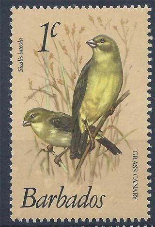 Barbados 1979 Sg622 1c Grassland Yellow Finch Birds A 001 photo