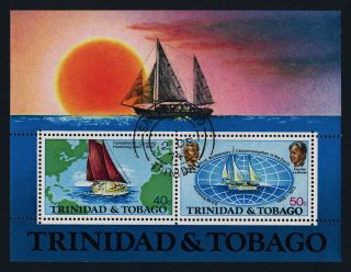 Trinidad & Tobago 246a - Yacht,  Map,  Circumnavigation photo