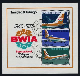 Trinidad & Tobago 253a - Aircraft,  Bwia photo