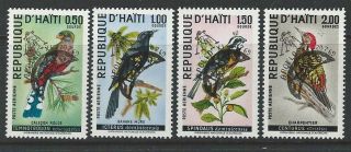 Haiti 1969 Sc 344a - 344d Birds photo