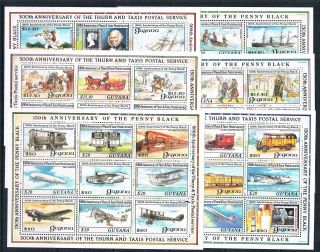 Guyana 1990 Thurn & Taxis Postal Service 54v Sg 2693/746 photo