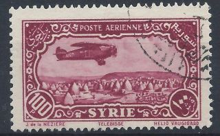 Syria 1931 Sg270 100p Magenta Air A 019 photo