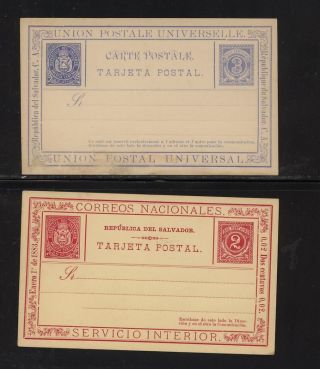 El Salvador Postal Cards (2) photo