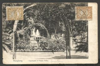 China,  Hongkong,  Churchyard Of Happy Valley, ,  Sent Semarang To Budapest,  1914 photo