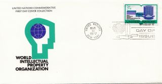 (28122) United Nations Fdc Intellectual Property - York 11 March 1977 photo
