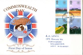 9 March 1983 Commonwealth Day Philart First Day Cover Better Rcs London Wc2 Shs photo