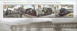 Gb 2014 Classic Locomotives Of Wales Minisheet Nh photo