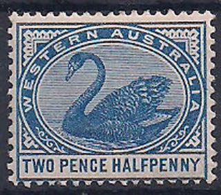 Western Australia - 1890 Bird Mlh - Vf 36 photo