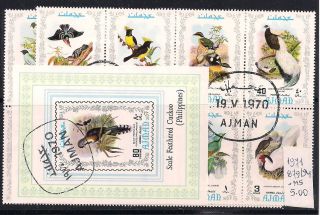 Ajman - 1971 Birds - - Vf 879 - 94+ms photo