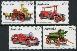 Australia: Fire Engines (857 - 860) photo