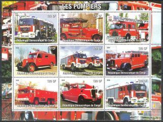 2004 Firetrucks Engines Ii Sheet Of 9 photo
