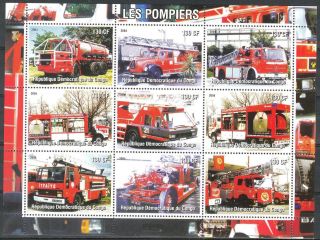 2004 Firetrucks Engines Iii Sheet Of 9 photo