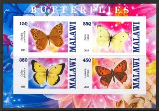 2013 Butterflies Iii Imperf.  Sheet Of 4 5m I 003 photo