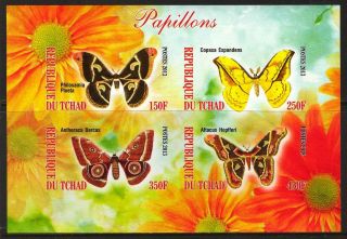 2013 Butterflies Iv Imperf.  Sheet Of 4 5t I 004 photo