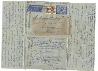 Cover,  South Africa Postal Stationery,  Contrary To Regs.  1958. photo