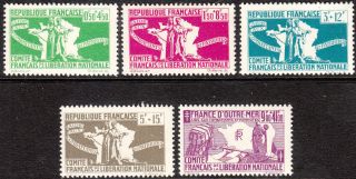 Stamp Label France 1944 French Colony Corsica Comité De Libération Nationale photo