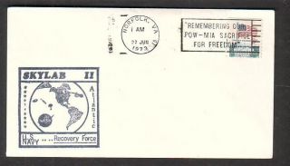 Skylab Ii Cachet Cover Navy Recovery Force Norfolk photo