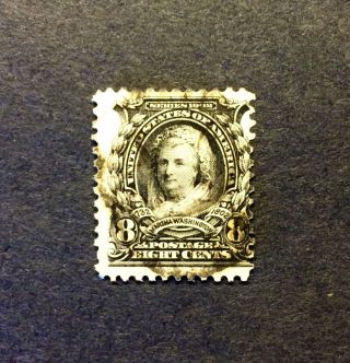U.  S.  Stamp 306 Martha Washington 8c, photo