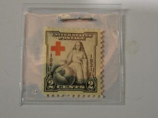 1881 - 1931 Red Cross U.  S.  Stamp / 2 Cents / Gum / photo