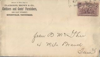 Knoxville Tn Clothiers & Gents Furnishers 1890 ' S Advertising Cover photo