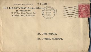 Kansas City Mo Liberty National Bank 1925 Advertising Cover photo
