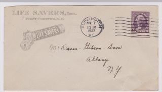 Port Chester Ny 1937 Live Savers Advertising Cover photo