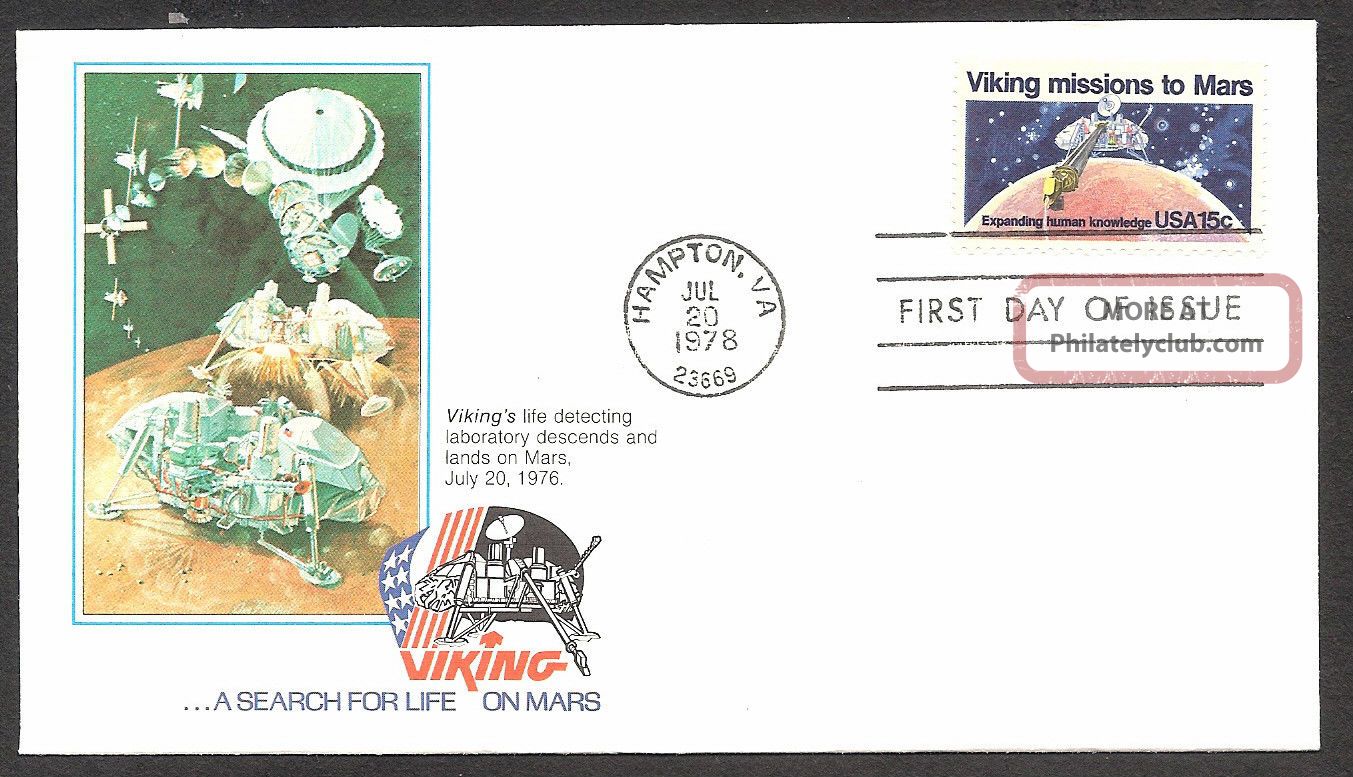 Sc 1759 - Vikings Life Detecting Lab Lands - Fleetwod Cachet - - 1978 FDCs (1951-Now) photo