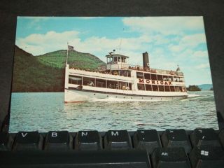 Mv Mohican On Lake George,  Ny Naval Cover Postcard photo
