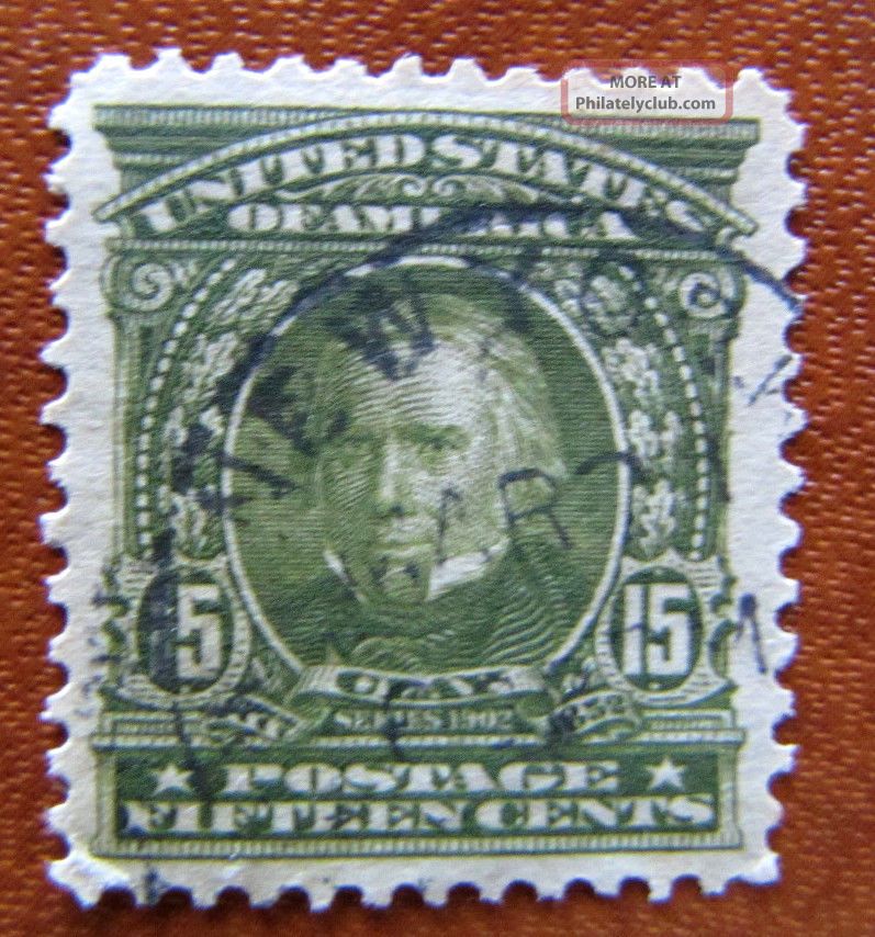 309 Centering Regular Issue 15 Cent 1901 Us Stamp D691 United States photo
