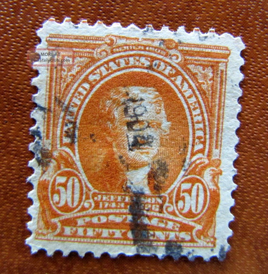 310 4 Margins Regular Issue 50 Cent 1901 Us Stamp D692 United States photo