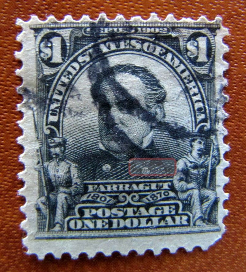311 Farragut Regular Issue $1.  00 1901 Us Stamp D693 United States photo