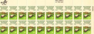 Us Stamp Sheet Scott 1542 1974 10 Cent 20 Count First Kentucky Settlement photo