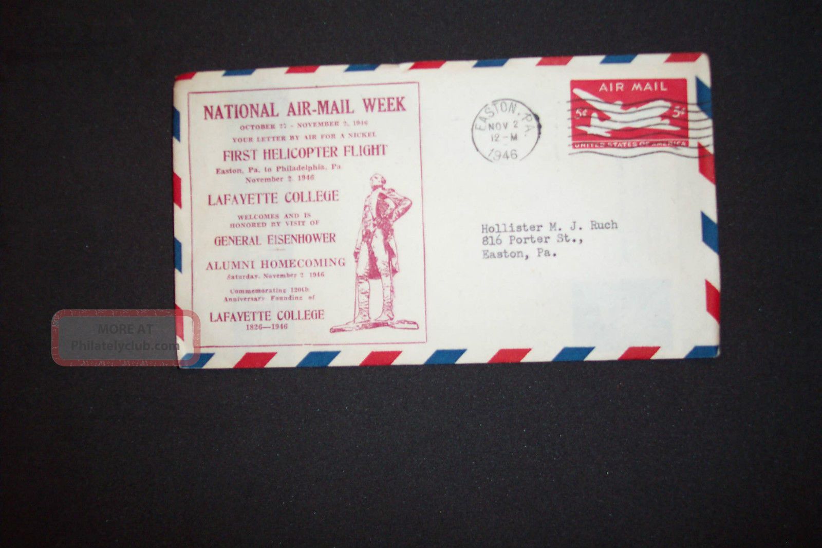 National Air - Mail Week Oct.  27 - Nov.  2,  1946 Scott Uc14 FDCs (pre-1951) photo