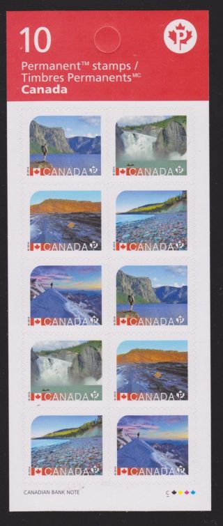 2014 Unesco World Heritage In Canada Booklet Of 10 photo