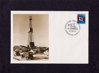 Canada Post 1997 Imperial Oil Company Leduc No.  1 Well Day Of Issue Cover photo