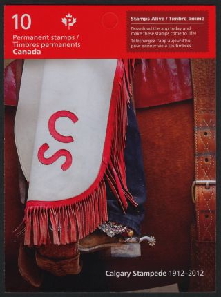 Canada 2547a Booklet Calgary Stampede,  Horse Saddle photo
