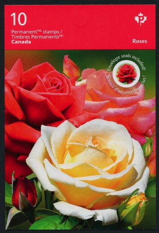 Canada Issue Booklet Flowers,  Roses photo