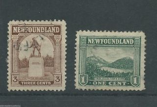 Newfoundland - 1923 To 1924 - Sg149 & Sg151 - Cv £ 0.  30 - photo