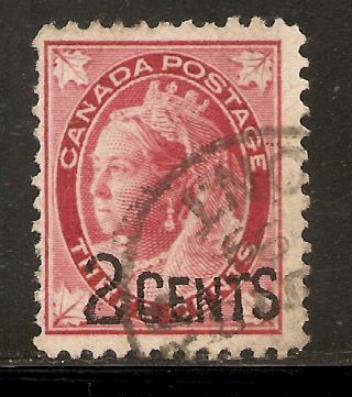 Canada Provisional Issue 2 Cents On 3 Cents 87 photo