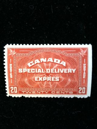 Lb000311 E4 1930 Canada Special Delivery Express Stamp 20 Cents photo