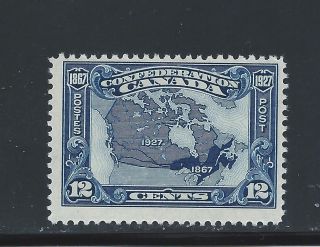 Confederation 12 Cents Map Of Canada 145 Nh + Fine photo