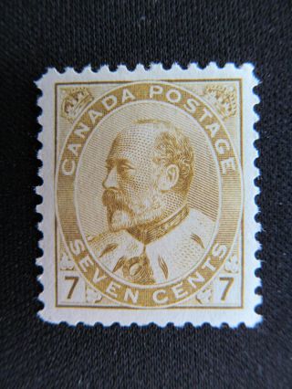 1903 Canada 7 Cent Stamp,  92; Cv $550.  00 photo