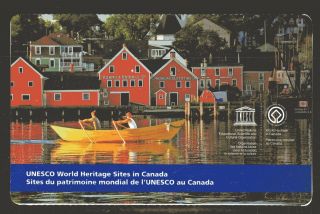 2014 Sc Bk Unesco World Heritage Sites In Canada M - Nh 1 Booklet Of 6 Lunenb. photo