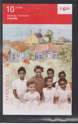 2014 Issue Black History Africville Ns Booklet 63¢ M - Nh photo