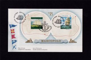 Canada Post 1999 Marco Polo/australia Stamp Expo Day Of Issue Cover photo