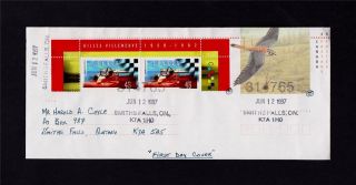 Canada Post Gilles Villeneuve 1997 Day Of Issue Cover 