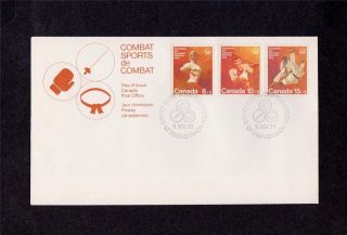 Canada Post 1976 Montreal Olympics Combat Sports 